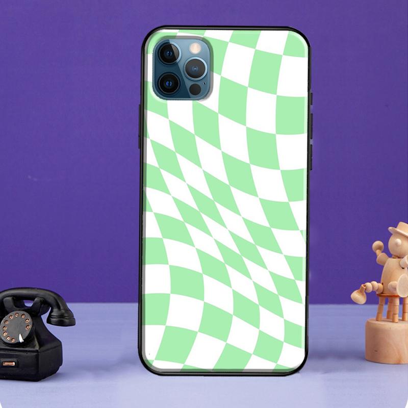 Чехол для телефона Crazy Checkered для iPhone 11 14 13 Pro Max XS XR X SE 2020 5S 6S 7 8 Plus 12 mini задняя крышка