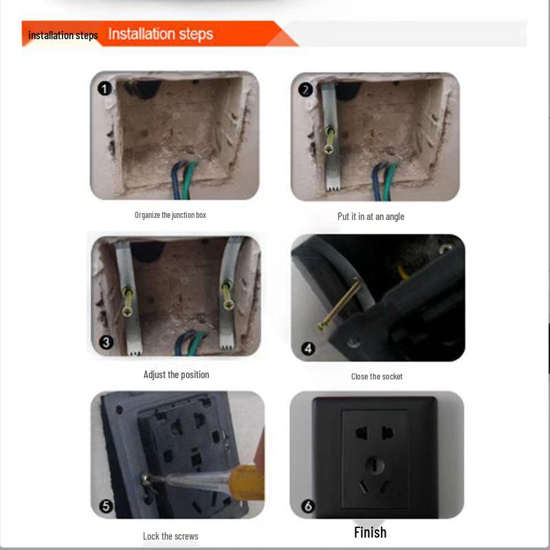 Universal 86 Type Concealed Switch Socket Repair Tool for Wire Box