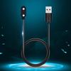 Magnetic Replacement Charging Cable For Mi bro Air Smartwatch, Portable USB Charger Cord, Fast Charging Dock Accessory Black