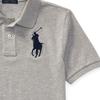 Polo Ralph Lauren Детская весна-лето 2022 Логотип Цифровая вышивка Хлопок Короткий рукав Поло Детские топы Серый CWPOKNIYN820131-050