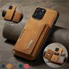 2 In 1 Detachable Magnetic Leather Case for IPhone 16 Pro Max 15 13 12 11 Xs XR 14 Plus Se 2022 Wallet Cover Cards Holder Pocket