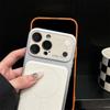 Магнитный противоударный чехол для телефона с текстурой личи для iPhone 15-14/13/12/11 PROMAX