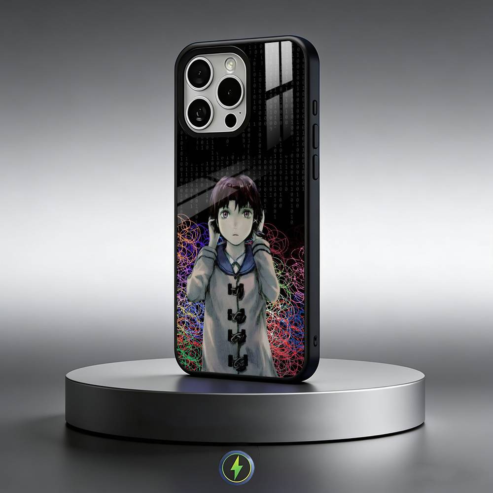 S-Серия Экспериментов L-Лейн Чехол для телефона для iPhone17,16,15,14,13,12,11 Plus,Pro Max Магнитный для Magsafe Беспроводная зарядка