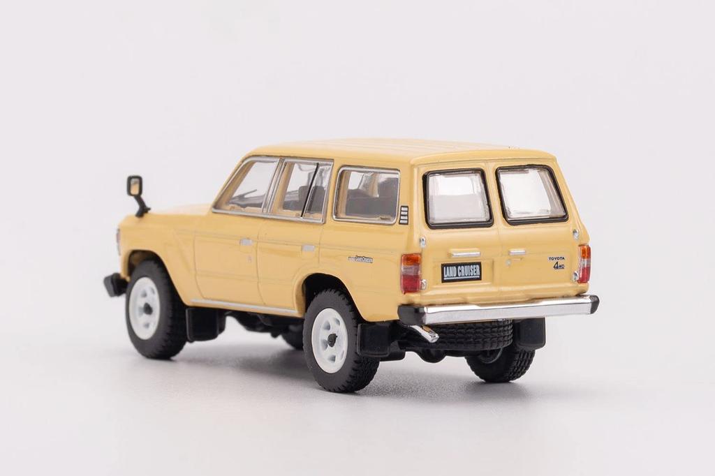 Gaincorp Products 1/64 Scale Toyota Land Cruiser 60 RHD Beige Finished Model KS-029-86