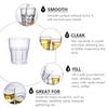 6 шт. Пивная кружка Стеклянная Вода Прозрачные Стаканы для питья Акриловые Небьющиеся Рюмки