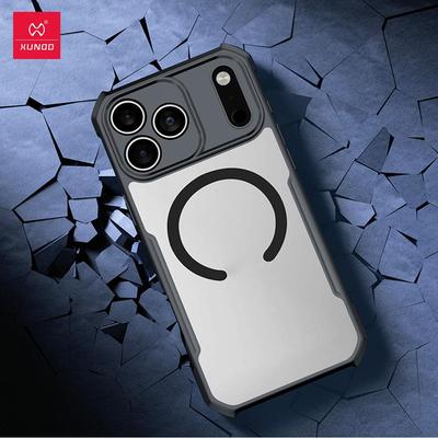 XUNDD Чехол для iPhone Air iPhone 17 Pro Max Airbag Защита от падений Задняя крышка Защитные чехлы Прозрачный корпус С магнитным кольцом