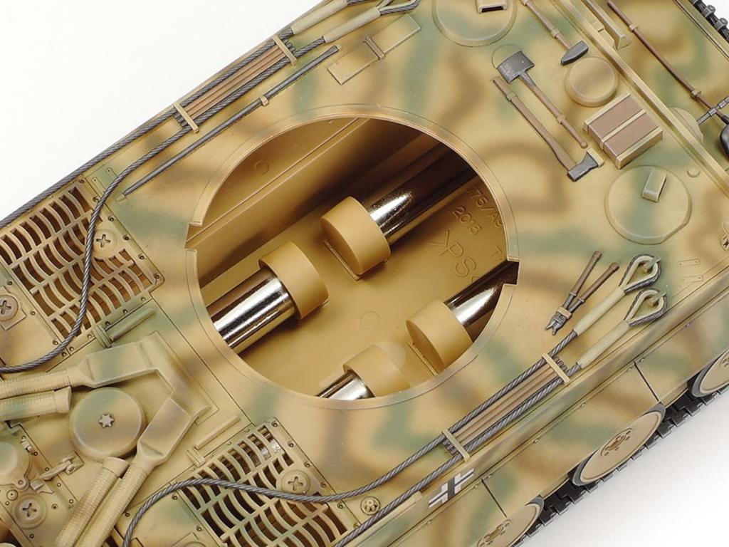 Tamiya Military Miniature Series German Heavy Tank Tiger I Early Production Eastern Front Plastic Model 32603 Molding Color 1/48 No.103