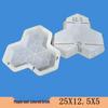 Garden Paving Colored Brick Molds - DIY Embossed Cement Flower Frame