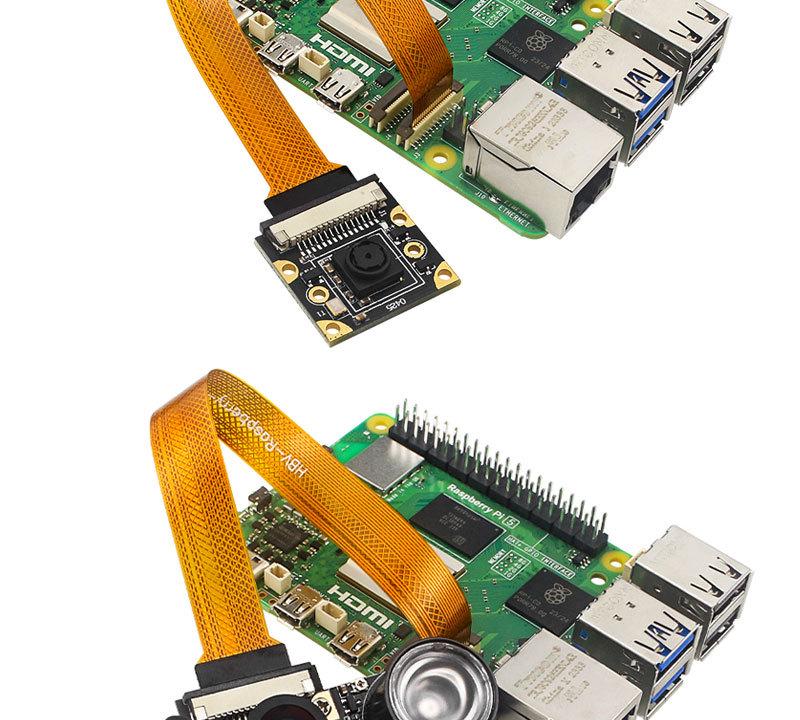 Камера ночного видения с ИК-подсветкой 8 Мп 5-го поколения для Raspberry Pi с чипом Sony IMX219, модуль CSI
