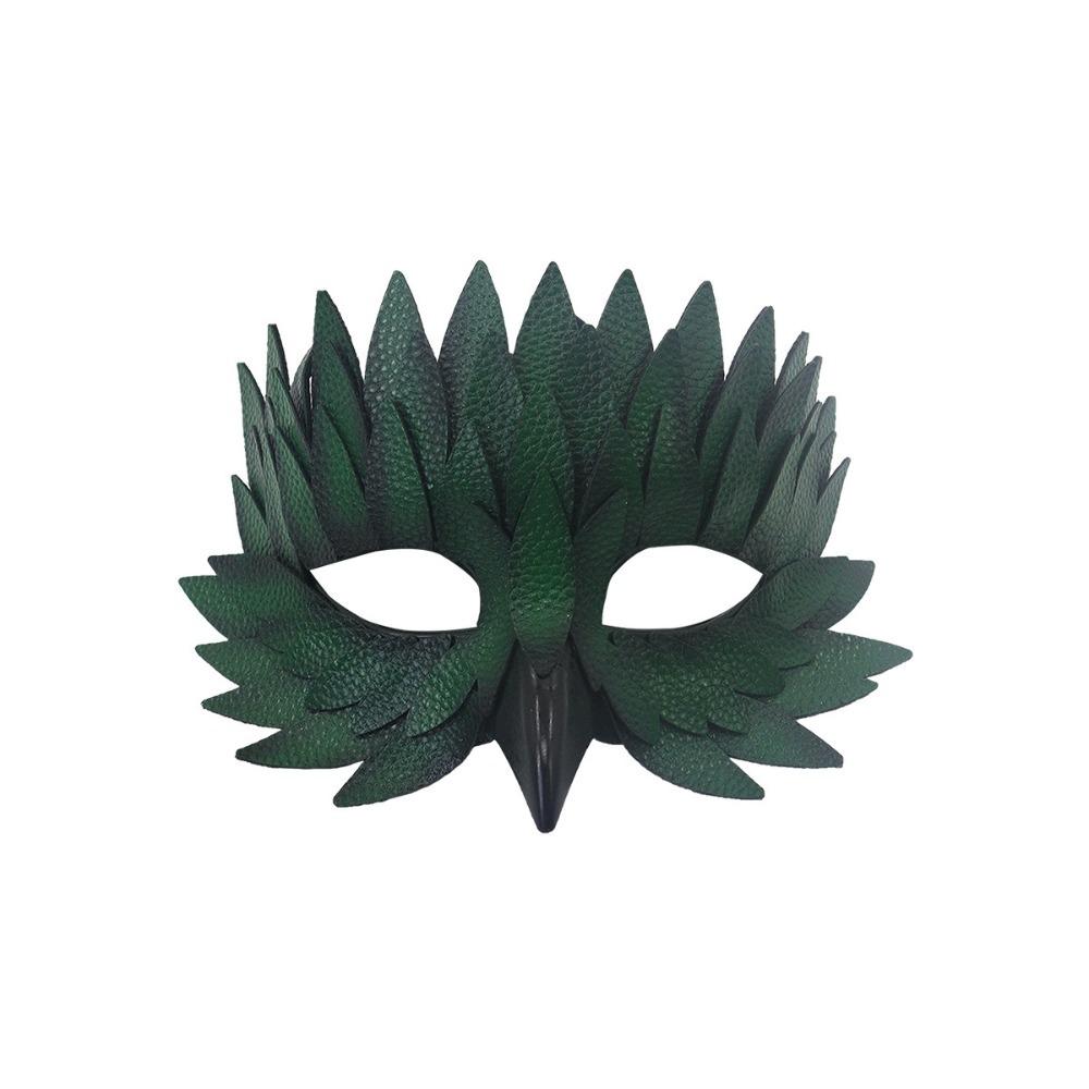 Owl Shape Costume Party Mask Colorful Feather Mask Creative Party Mask Costume Party
