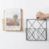 Metal Wall Mounted Magazines Newspaper Storage Rack for Home Office Books Newspapers Files Folder Desktop Tabletop Display Stand