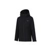Solid Color Hooded Three-In-One Sports Jacket Women Jackets Black AWBT014-5