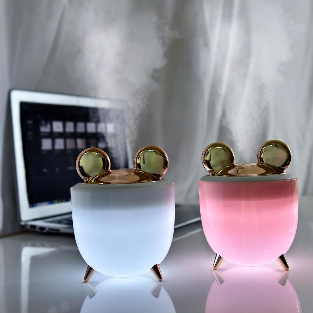 350ml Cute Cartoon Shape Mini Air Humidifier Aroma Ddiffuser for Car Office Home Tabletop