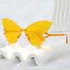 Персонализированные солнцезащитные очки-бабочки, универсальные, женская модная большая оправа, тонкие модные солнцезащитные очки