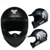 Винтажный полнолицевой шлем Cafe Racer для мотоцикла, ретро-шлем Casco de Moto, одобренный DOT, шлем Capacete Jet для мотоцикла