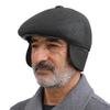 2020Berets Elderly Autumn Winter Hat Warm Earflap Cap Vintage Flat Caps Elder Man Dad Hat With Ear Flap Beret
