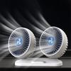 Rotating Mini Fan With180 Horizontal And90 Vertical Adjustment, Dual Usb Fan Portable Desk Fan With Powerful Airflow And Independent Control Of