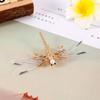 Fashion Fancy Bridal Hair Clip Baroque Women Jewelry Dragonfly Hairpins Gold Wedding Headdress