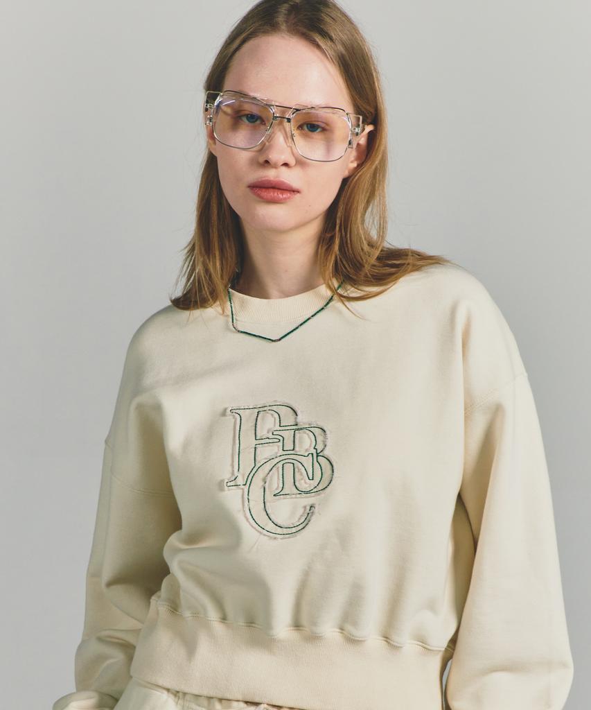 PAPERBOY Crop Twill Pbc Sweatshirt - Cream