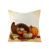 Home Thanksgiving Pumpkin Polyester Pillow Cover Home Sofa Pillow Cushion Cover
