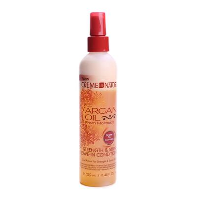 Несмываемый кондиционер Cream of Nature Argan Oil Strength & Shine, 250 мл, 1 шт.