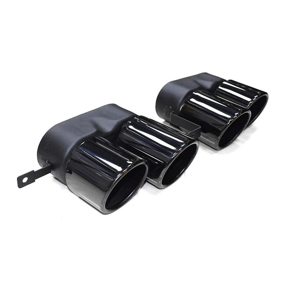 Compatible with 2017-2022 BMW 320i/330i/G20/G28 Gloss Black Exhaust Tailpipe.