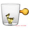 300ml Clear Cute Glass Cup Italy Ichendorf Design Animal Glassware Drink Tumbler Milk Water Teacup Niche Coffee Mug Dropshipping