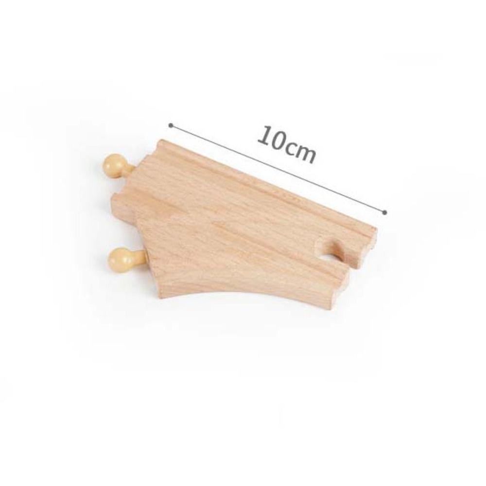 Children Wooden Track Accessories Train Track Toys Track Connector Toys Wooden Track Railway Toys