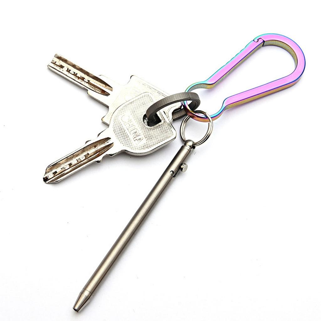 Шариковая ручка F62E Маленькая ручка-брелок Карманная ручка Инструмент для уличного снаряжения