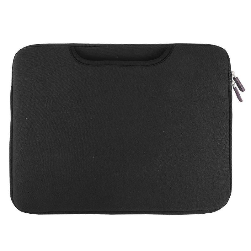 Black Laptop Handbag for Storage Use Made of Cloth  Wear-Resistant and Compatible with Pro 13 inch