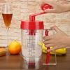 Manual Batter Dispenser Pancake Mix Distributor with Built-in Stirrer Precision Batter Pouring Tool for Waffles Muffins