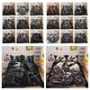Fashion Beauty Skull Printed Bedding Set King Size Comforter Cover Set Highend Polyester Teens Home Bedclothes