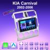 2 DIN Android Carplay автомобильное радио для KIA Carnival 2002-2006 мультимедийный проигрыватель головное устройство стерео GPS навигация BT WIFI 4+64 ГБ
