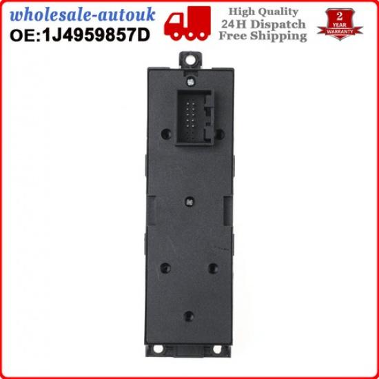 New Drivers Right 4 Door Window Switch 1J4959857D For VW Golf MK4 Bora 1998-2005
