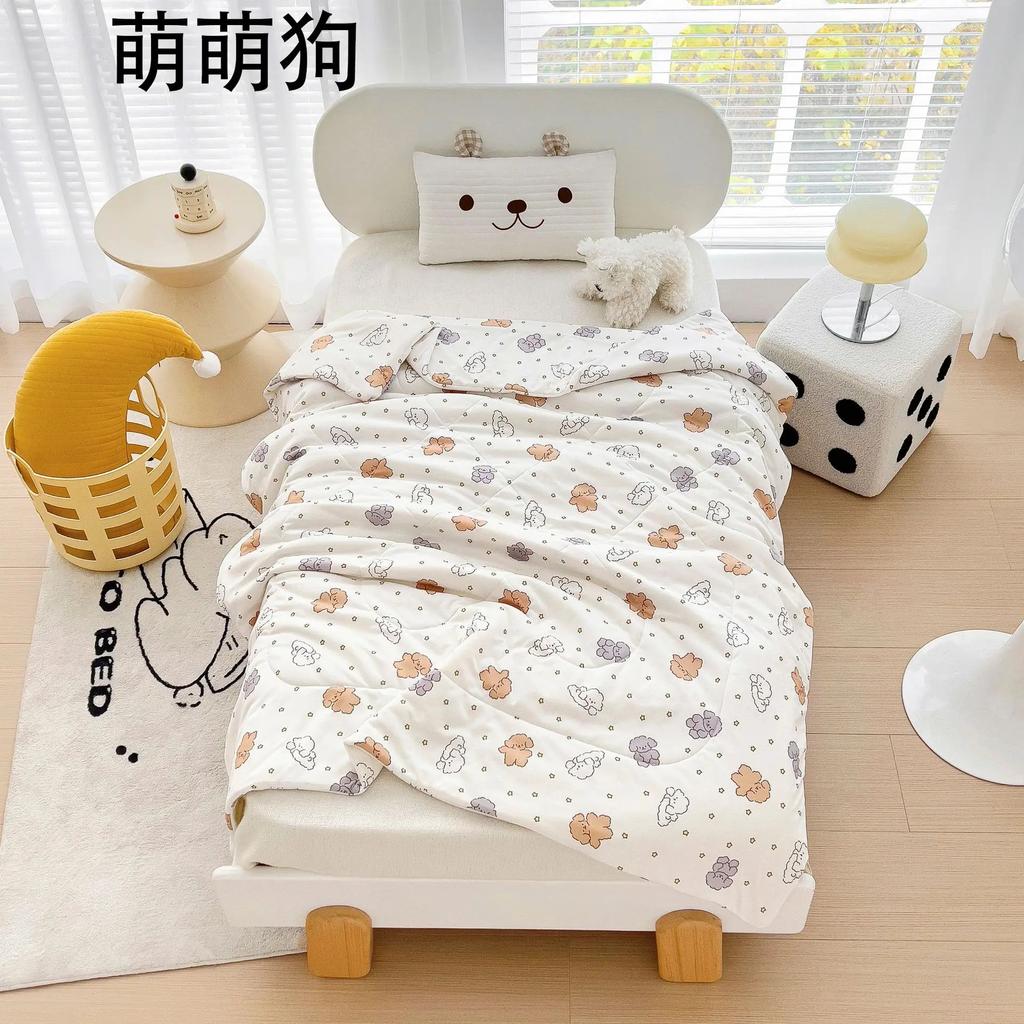 Новое детское летнее одеяло, вязаное хлопковое летнее одеяло, пододеяльник для детского сада, летнее одеяло с мороженым, воздухопроницаемый чехол