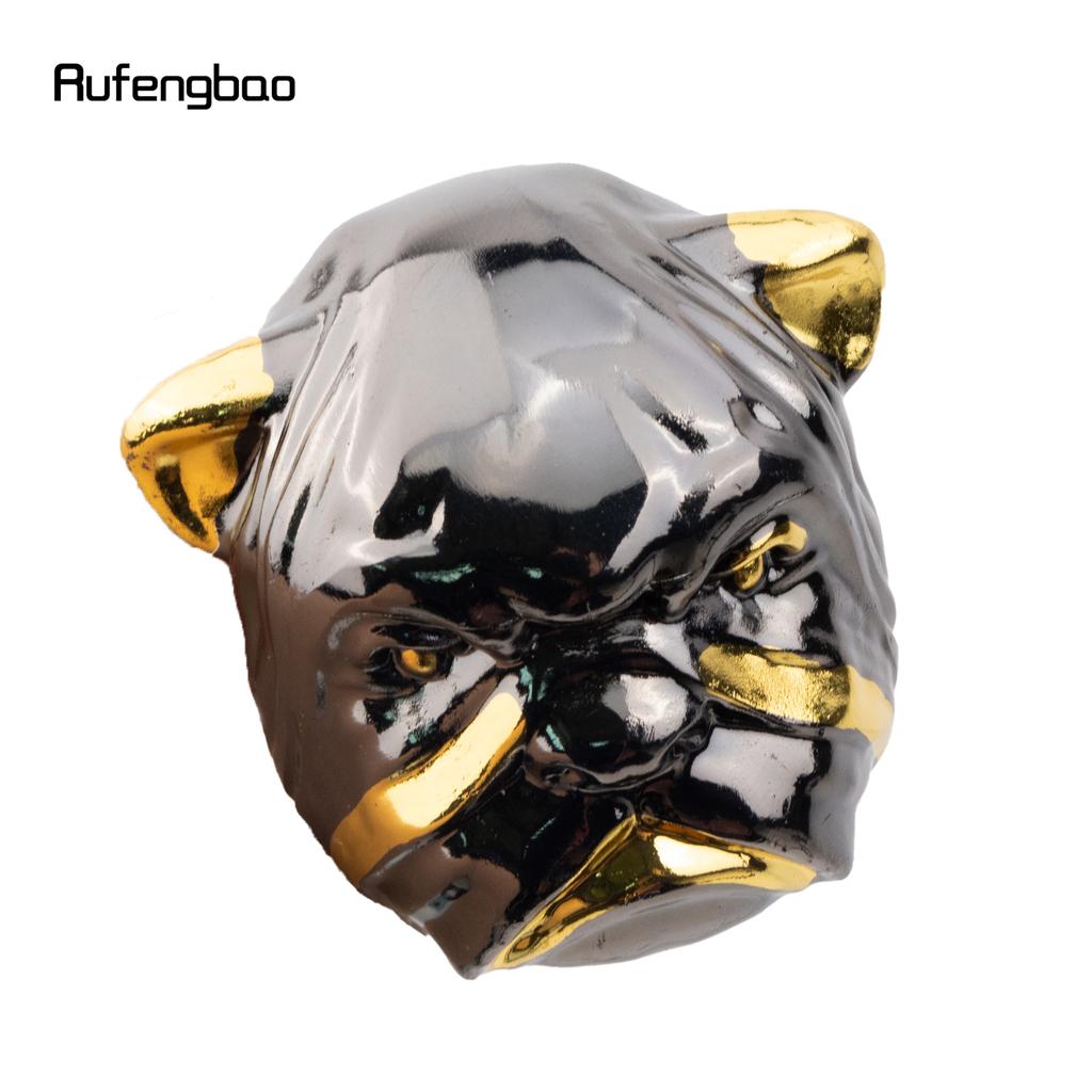 Золотисто-черная ручка для собаки, роскошный узор, трость для пекинеса, модная праздничная трость, декоративная трость, набалдашник, посох 90 см