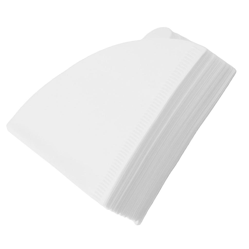 Coffee Filters, Cone-Shaped Filter Paper, 100 Sheets (V02 White, 100 Packs)