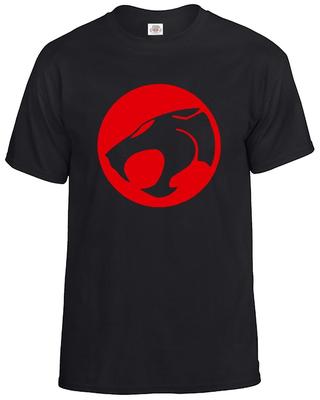 Футболка Thundercats Логотип Классическая Мужская Забавная Новинка Идея для Подарка Анимация Футболка Топ