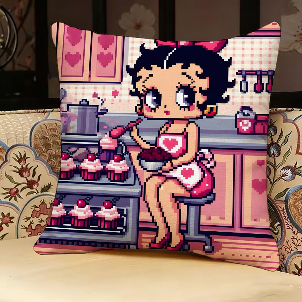 Beauty B-Betty B-Boop Pillow Case Pillowcase, Double-Sided Printed, Sofa Cushion, Bedroom Headboard Pillow