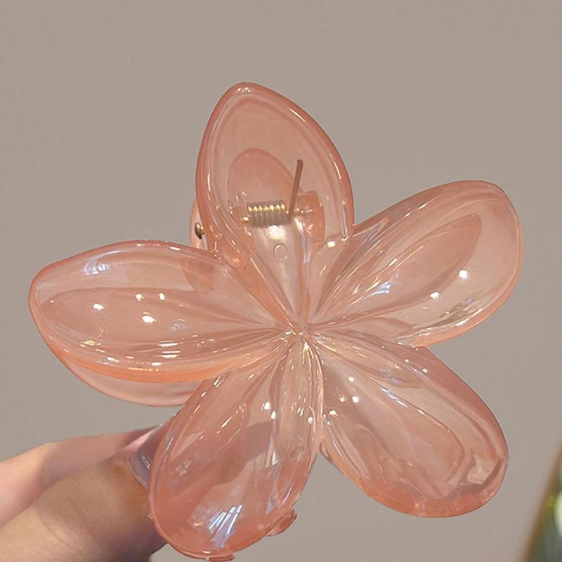 Женский стиль Большие 8 см/3,15" Пластиковые заколки для волос Желейного цвета Зеленый, Коричневый, Янтарный, Модные Элегантные Минималистичные Простые