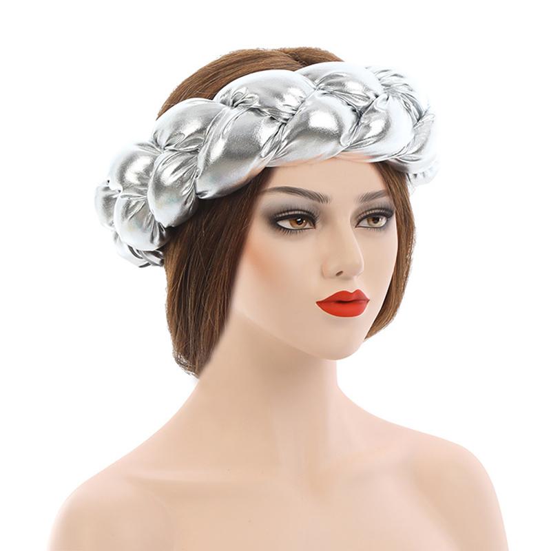 Модные косички, повязки на голову для женщин, эластичные резинки для волос ярких цветов, женские тюрбаны, женские головные уборы, аксессуары, повязка, бандана