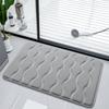 Sponge Bathroom Cashmere Thickening Mat Bath Non-slip Carpets In Wash Basin Bathtub  Floor Rug Shower Room Doormat Memory Foam 3D Pad