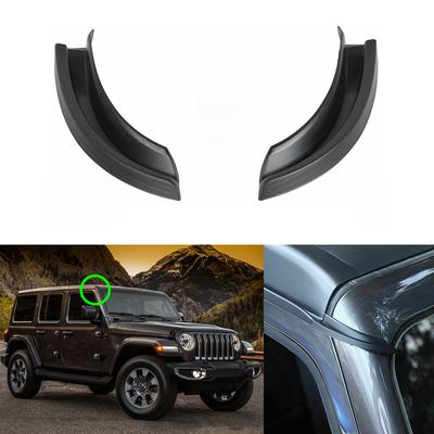 Для Jeep Wrangler JL JLU 2018-2023, защита от дождевой воды на крышу автомобиля, слот для отводного канала, аксессуары для расширения желоба для дождевой воды