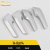 RAV4 Door Handle Decorative Electroplated Stickers: Inner Pull Armrest Sequin Trim for 2014 RAV4.