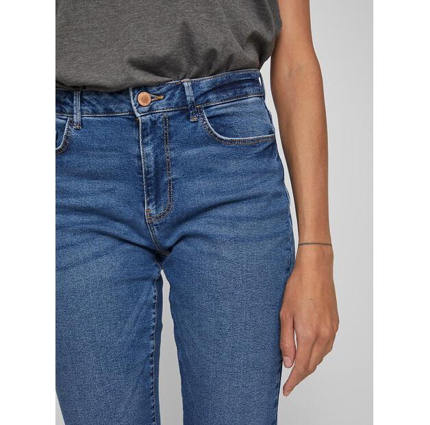 Джинсы Vila Alice 14080228 синий Straight Fit