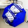 1PC Birming-ham Football Club Printed Umbrella Folding umbrella, automatic umbrella 8-Frame for Travel, camping Fan gifts Christmas Gifts