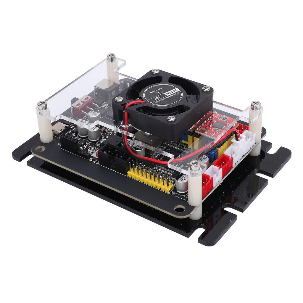 Плата управления гравировальным станком с ЧПУ с охлаждающим вентилятором 2 оси 3 оси 32-битная плата контроллера GRBL