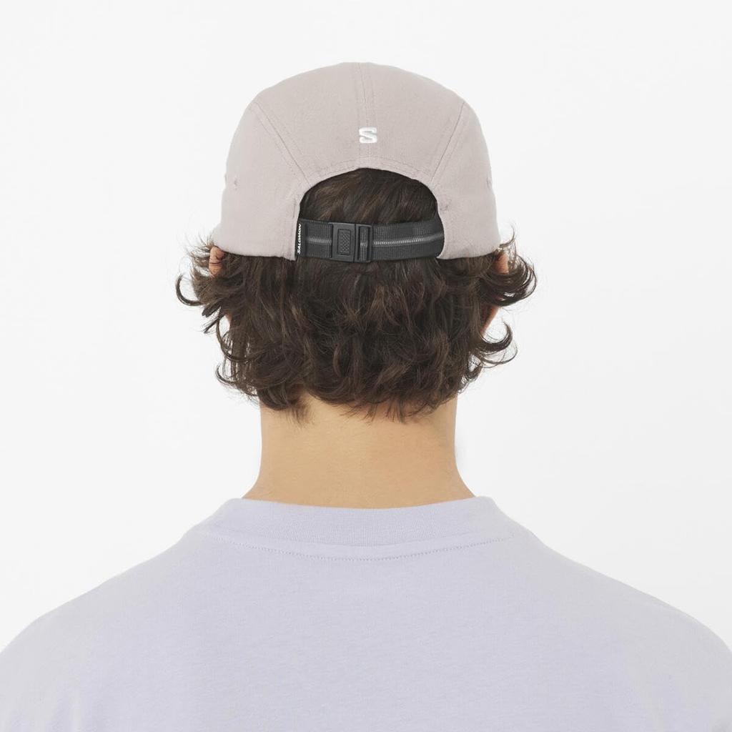 Кепка Salomon LOGO 5-панельная для активного отдыха, Унисекс, LC2681900, Размеры S/M, ETHEREA