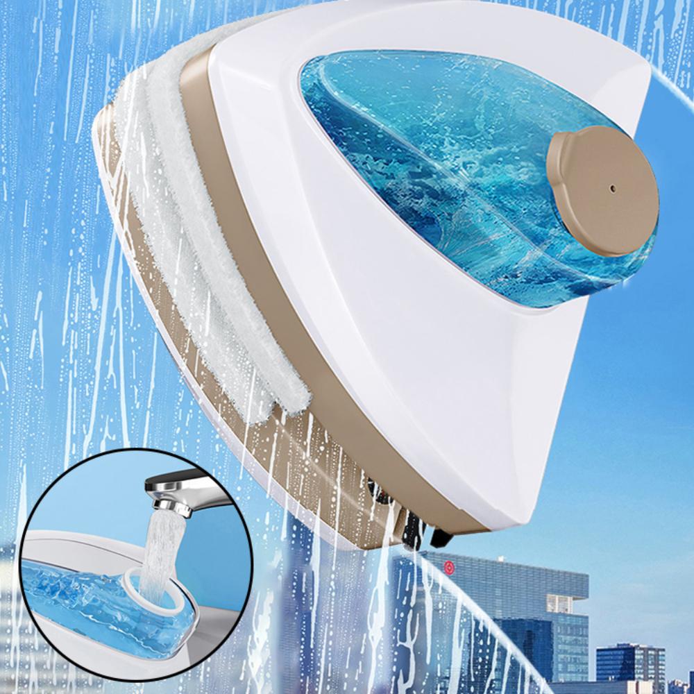 Магнитный инструмент для чистки окон, Щетка для чистки окон, Автоматическое удаление воды, Двусторонний дворник, Специальное средство для мытья окон для дома