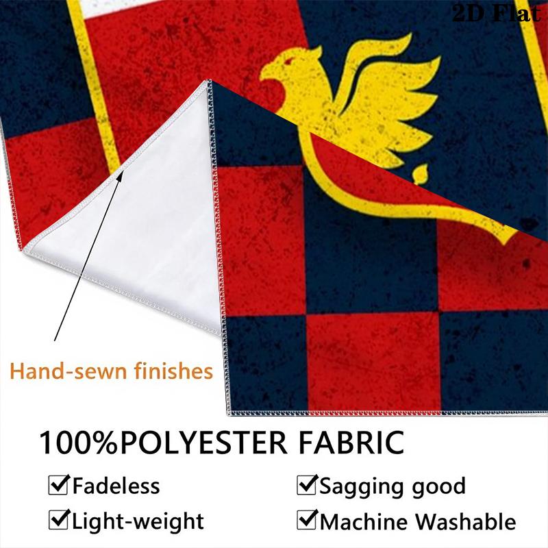 Genoa CFC Wall Tapestry Aesthetic Wall Hanging Printed Fabric Blanket Decorative Tapestries for Bedroom Living Room Home Decor